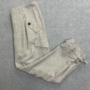 Reiss Brianna Wool Blend Cargo Gray Pants Sz.